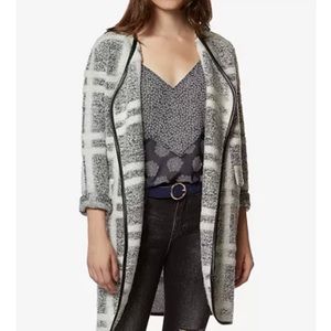 LAST CALL - Avec Les Filles Boucle Knit Car Coat Cardigan